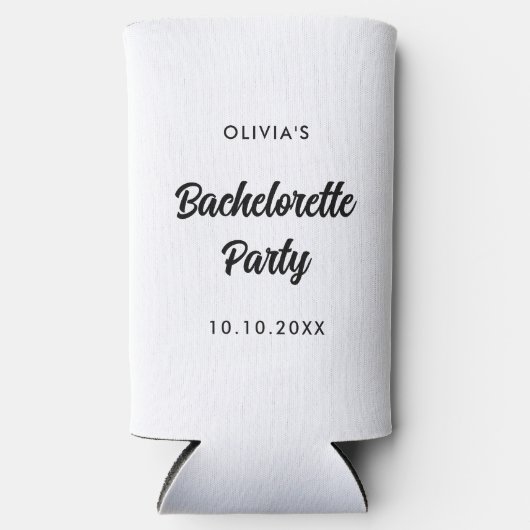 独身最後の女友達パーティー・結婚前のお披露目パーティー・花嫁グループ名 スリム缶クーラー (正面)