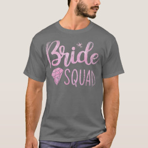 独身最後の女友達パーティー・結婚前のお披露目会 女性 花嫁チーム Tシャツ