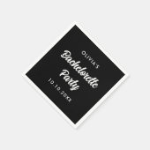 独身最後の女友達パーティー・結婚前のお茶会の名前 ブライズ・スクワッド スタンダードカクテルナプキン (角)