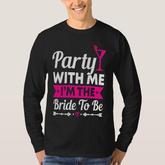 独身最後の女友達パーティー 結婚式 既婚 独身 男 花嫁 になる人 Tシャツ (正面)