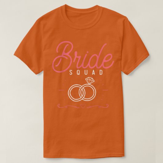 独身最後の女友達パーティー 結婚式 花嫁 仲間 結婚 花嫁チーム Tシャツ (デザイン正面)