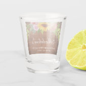 独身最後の女友達パーティー 花の木の装飾 ショットグラス (裏面)