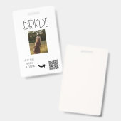 独身最後の女友達パーティー, Venmo QRコード, 花嫁にドリンクを買う バッジ (Front & Back)