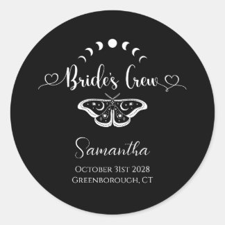 独身最後の女友達会 天体 ゴシック オーダーメイド ラウンドシール