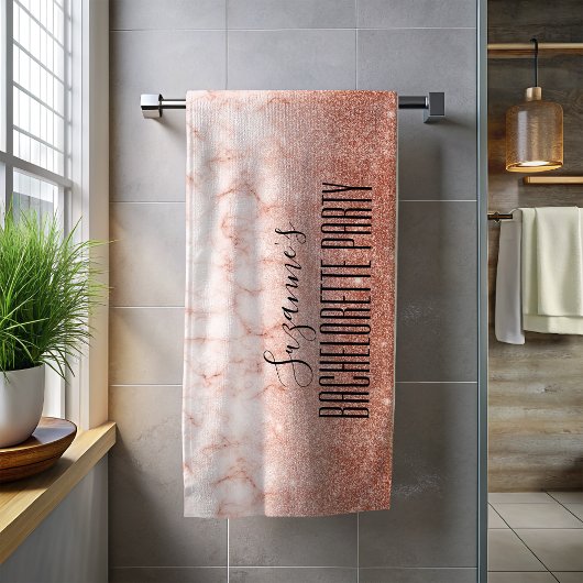 独身最後の女友達旅行 週末 ローズゴールド ビーチタオル