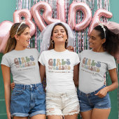 独身最後の女友達週末 70年代レトロ Tシャツ