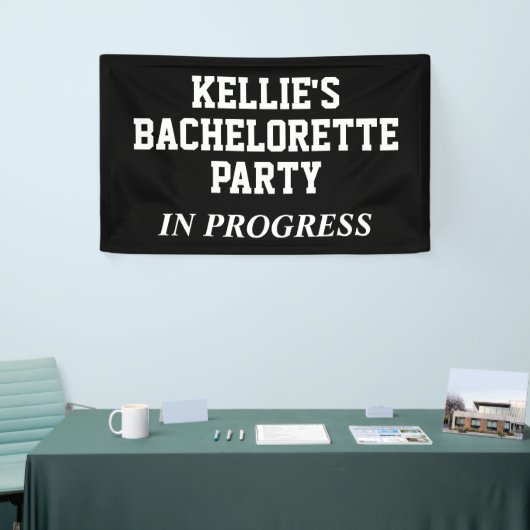 独身最後の女祭り開催中 横断幕 (トレードショー)