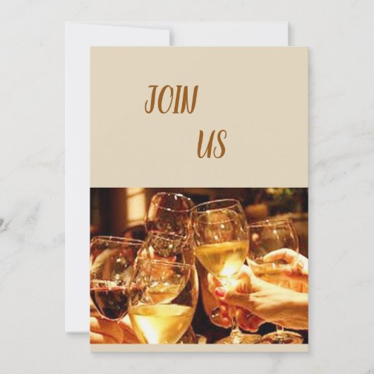 **独身最後の女祭り**  招待状 (正面)