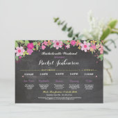 独身最後の旅の予定 結婚前のお祝い パーティーの予定をチョークでお知らせ (スタンド正面)