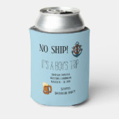 独身最後の旅 男の旅行 クルーズ 客船なし 缶クーラー (缶裏面)