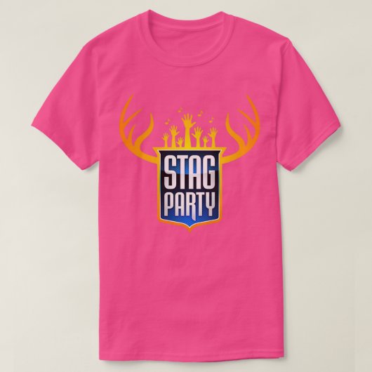 独身最後の男友達パーティー 12 Tシャツ (デザイン正面)