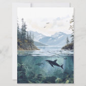 独身最後の週末の予定表 | シアトル 招待状 (裏面)