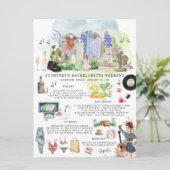 独身最後の週末の予定 | テキサス州ヒューストン 招待状 (スタンド正面)