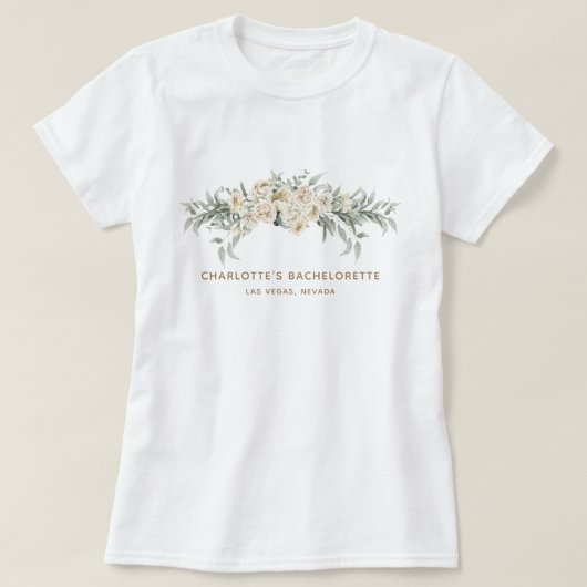 独身最後の週末パーティーのお土産に最適なオリジナルギフト Tシャツ (デザイン正面)