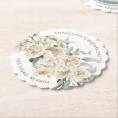 独身最後の週末パーティーの景品  - あなただけの特別なギフト ペーパーコースター (アングル)