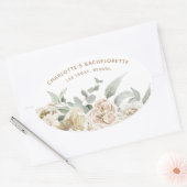 独身最後の週末パーティーの景品 - 個性的なギフト 楕円形シール (封筒)