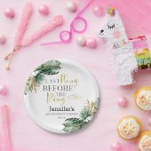 独身最後の週末パーティー用ペーパープレート | トロピカルリング ペーパープレート (パーティー)