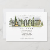 独身最後の週末リトリート キャビン 招待状 (正面)