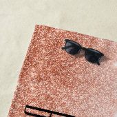 独身最後の週末女子旅 ローズゴールド ビーチタオル (インサイチュ)