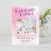 独身最後の週末旅行招待状 招待状 (スタンド正面)