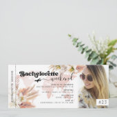 独身最後の週末旅行 搭乗券 招待状 (スタンド正面)