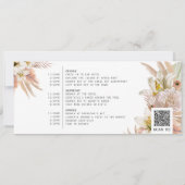 独身最後の週末旅行 搭乗券 招待状 (裏面)