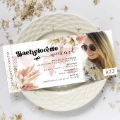 独身最後の週末旅行 搭乗券 招待状