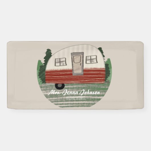 独身最後の週末 キャンプ場 山 横断幕 (横)