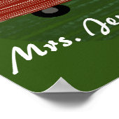 独身最後の週末 キャンプ 旅行 山 緑 ポスター (角)