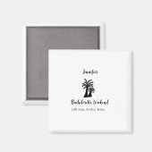 独身最後の週末 ココナッツ ツリー クラブ 追加名 マグネット (正面/裏面)