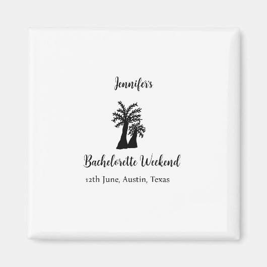 独身最後の週末 ココナッツ ツリー クラブ 追加名 マグネット (正面)