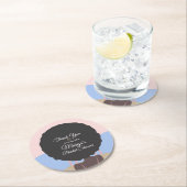 独身最後の週末 ビーチ ブライダルシャワー ラウンドペーパーコースター (インサイチュ)