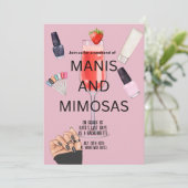 独身最後の週末 マニ & ミモサ 招待状 (スタンド正面)