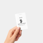 独身最後の週末 ヤシの木 クラブ 追加名 バッジ (手持ち)