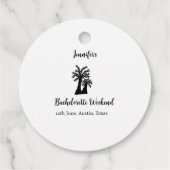 独身最後の週末 ヤシの木 クラブ 追加名 フェイバータグ (裏面)