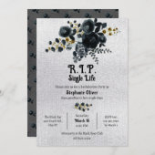 独身生活に終止符！バチェロレッテパーティーの招待状 招待状 (正面/裏面)