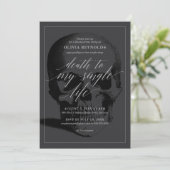 独身生活に終止符 バチェロレッテパーティ 招待状 (スタンド正面)