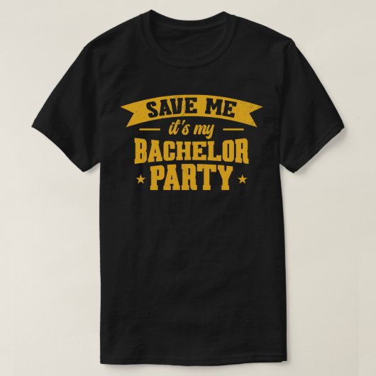 独身男の飲み会 新郎独身パーティー Tシャツ (デザイン正面)
