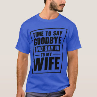 独身男性 結婚する 妻 ウェディングデー Tシャツ