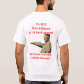 独身男性 Tシャツ (裏面)