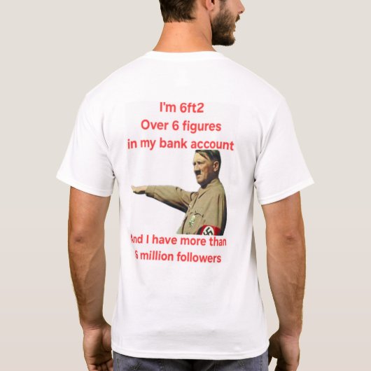 独身男性 Tシャツ (裏面)