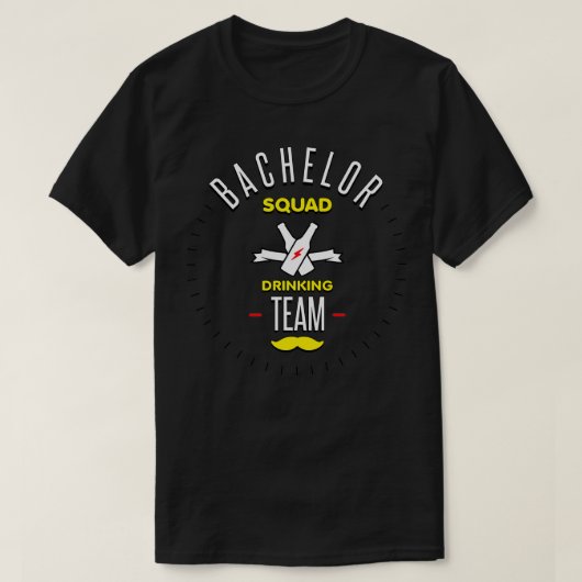 独身者チームの飲み会 Tシャツ (デザイン正面)