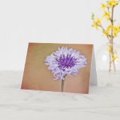 独身者ボタンのアートノートカード カード (黄色い花)