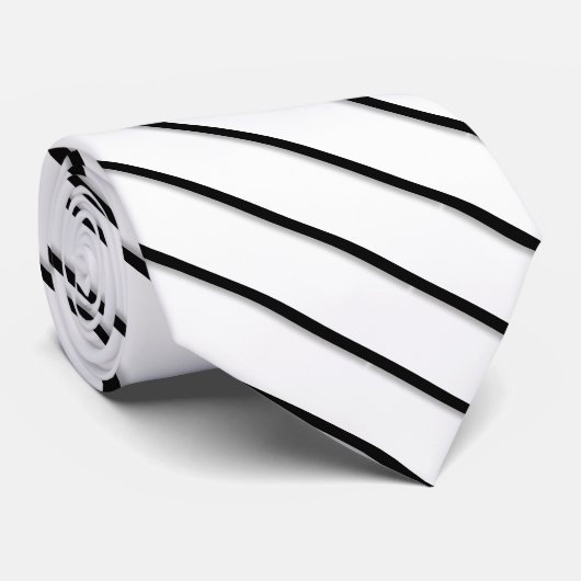 狭いところは-白黒を縞で飾ります + あなたのアイディア ネクタイ (ロール)