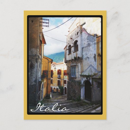 狭いイタリアン通り ポストカード (正面)