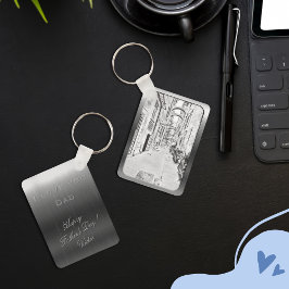 狭いイタリアン通り – 父の日 キーホルダー