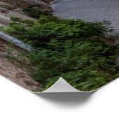 狭い通りでバールデモッサ村 – Mallorca ポスター (角)