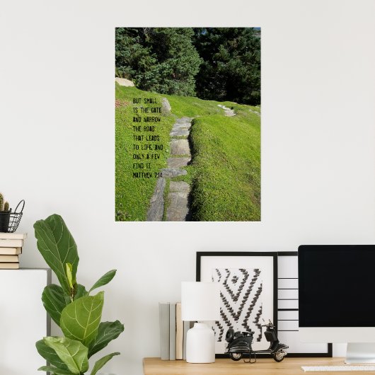 狭い道 ポスター (ホームオフィス)