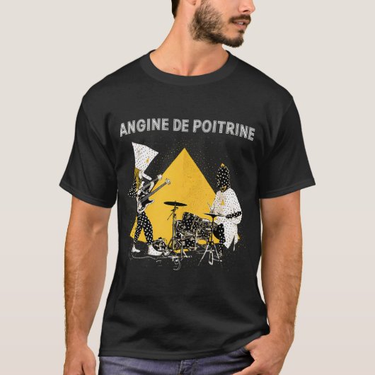 狭心症バンド Tシャツ (正面)