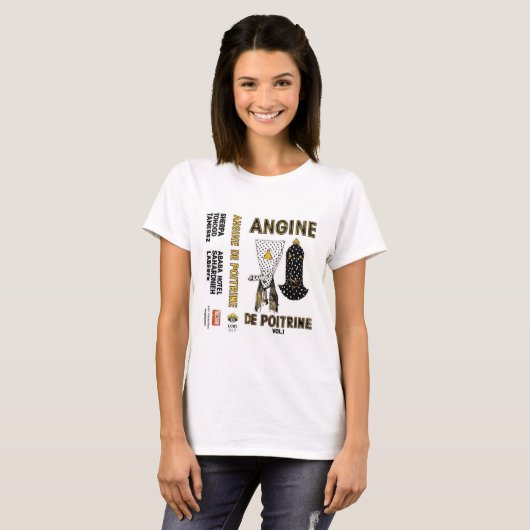 狭心症 Tシャツ (正面フル)